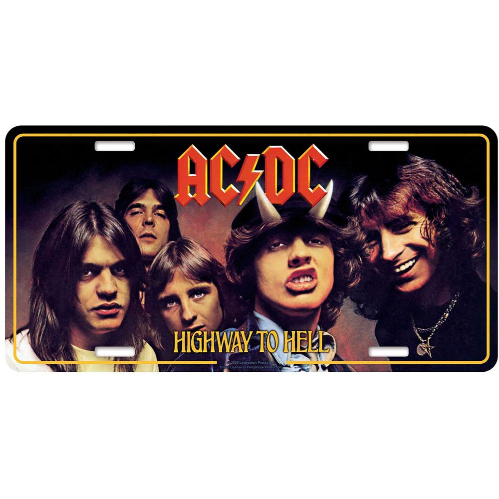 AC/DC - Highway To Hell Metalen wandbord - Multicolours
